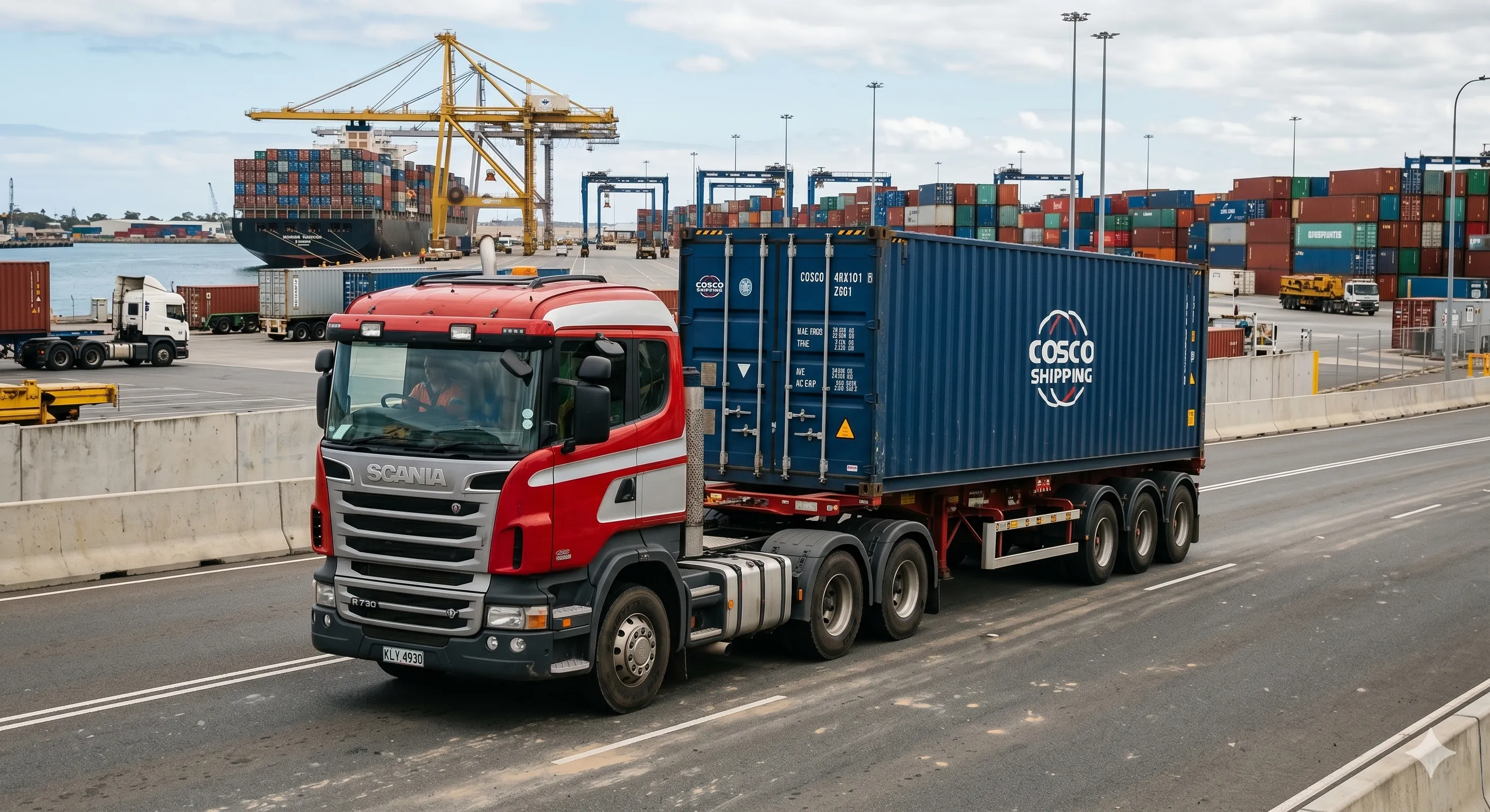 Multi-Axle Container Carrier
